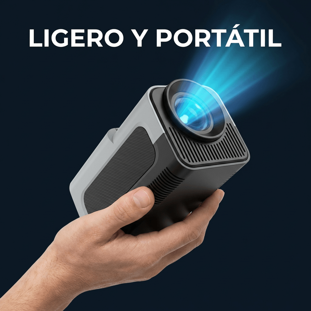 Proyector Inteligente Portátil Magcubic HY320 - 150 pulgadas de cine en tu pared